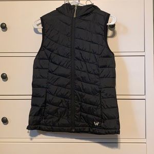 White Sierra Vest with hood